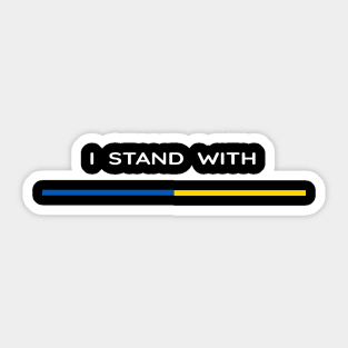 I stand with Ukraine Sticker